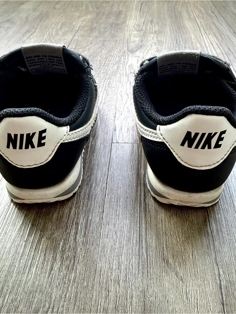 Nike Kids Cortez EasyOn TDV Black White 5C DM0952-001